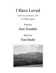 I Have Loved SATB choral sheet music cover Thumbnail